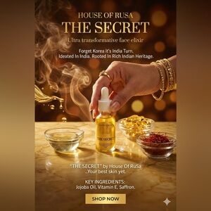 “The Secret “Face Elixir:The lightest most luxurious Gold Age fighting Felixir